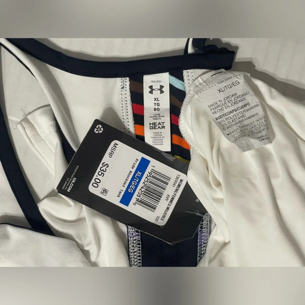 Under Armour Knockout Pride Tank - Women’s XL - White - NWT - Picture 3 of 3